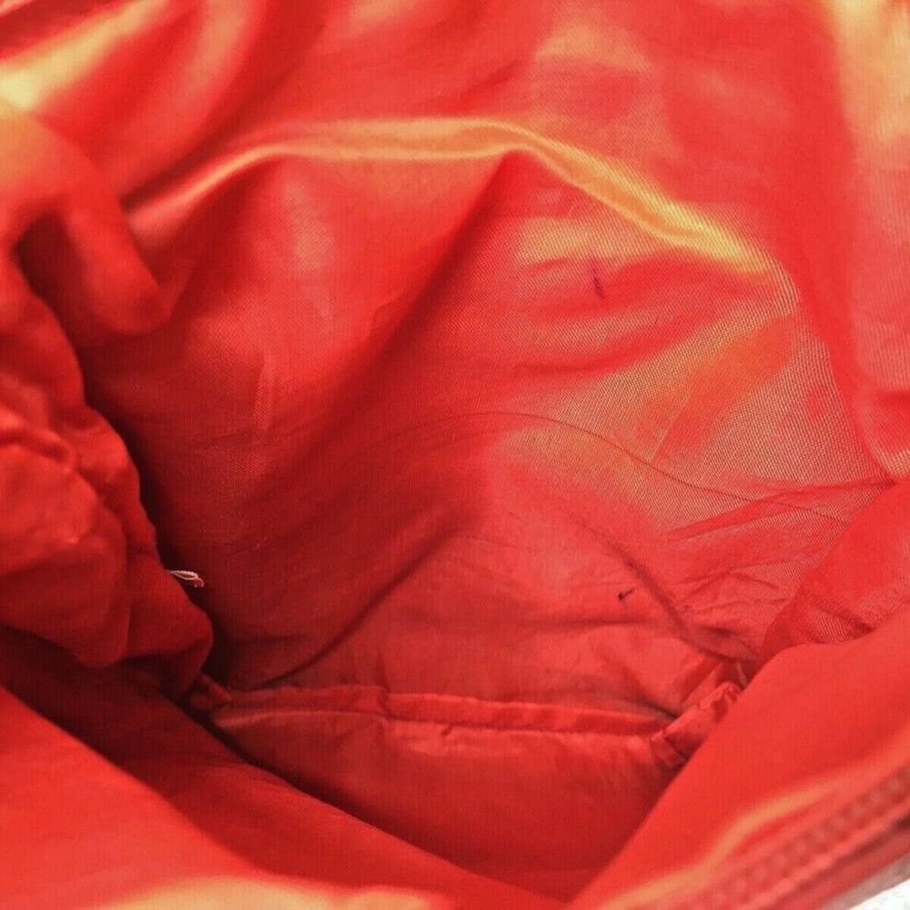 Red Pebbled Leather Patchwork Style Crossbody - image 8